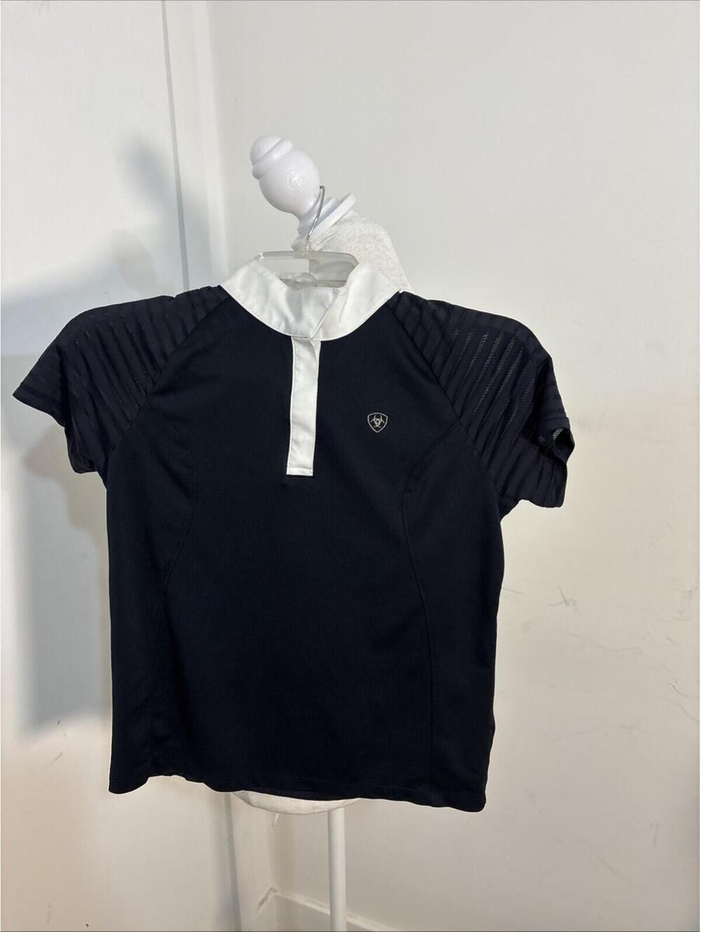 Ariat 'Aptos Vent' Competition Shirt in Black - Children's Large